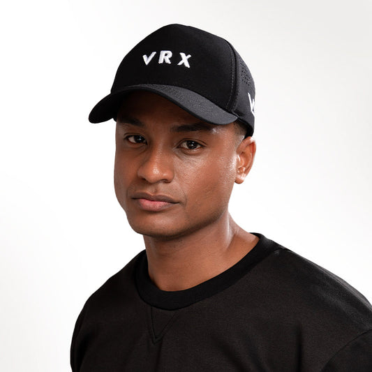 VRX LOGO HAT - BLACK & WHITE